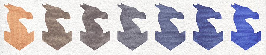 Naples Rose by Rosa Gallery and Cobalt Blue by Rosa Gallery watercolor paints mixing swatch